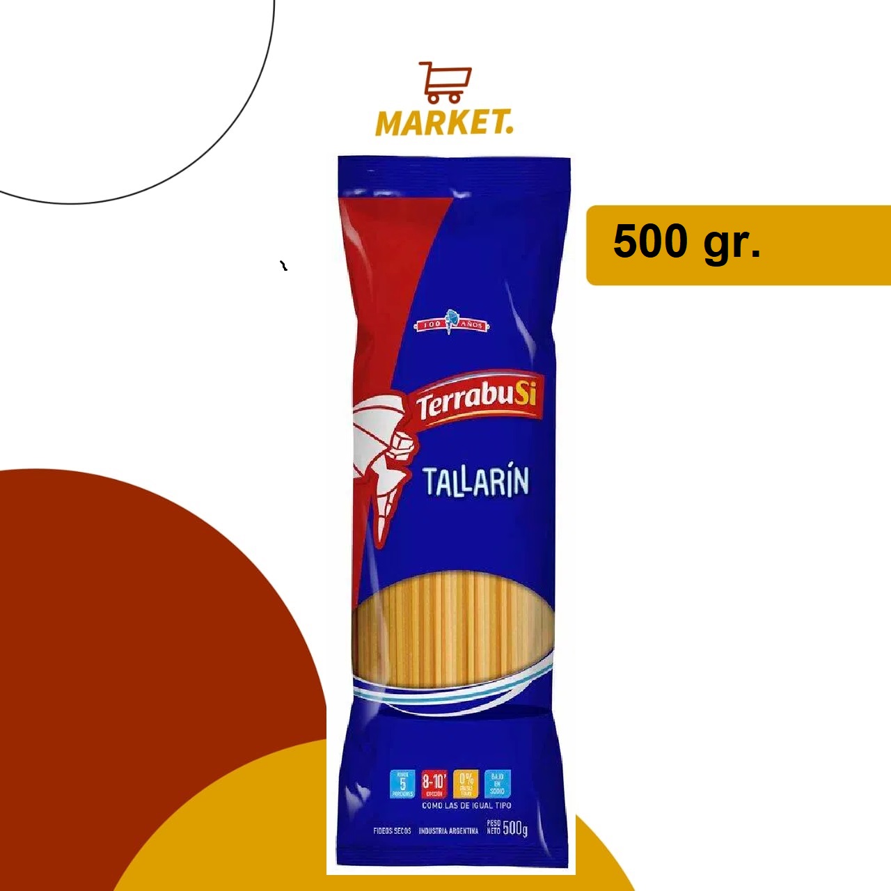 Tallarín Terrabusi 500g