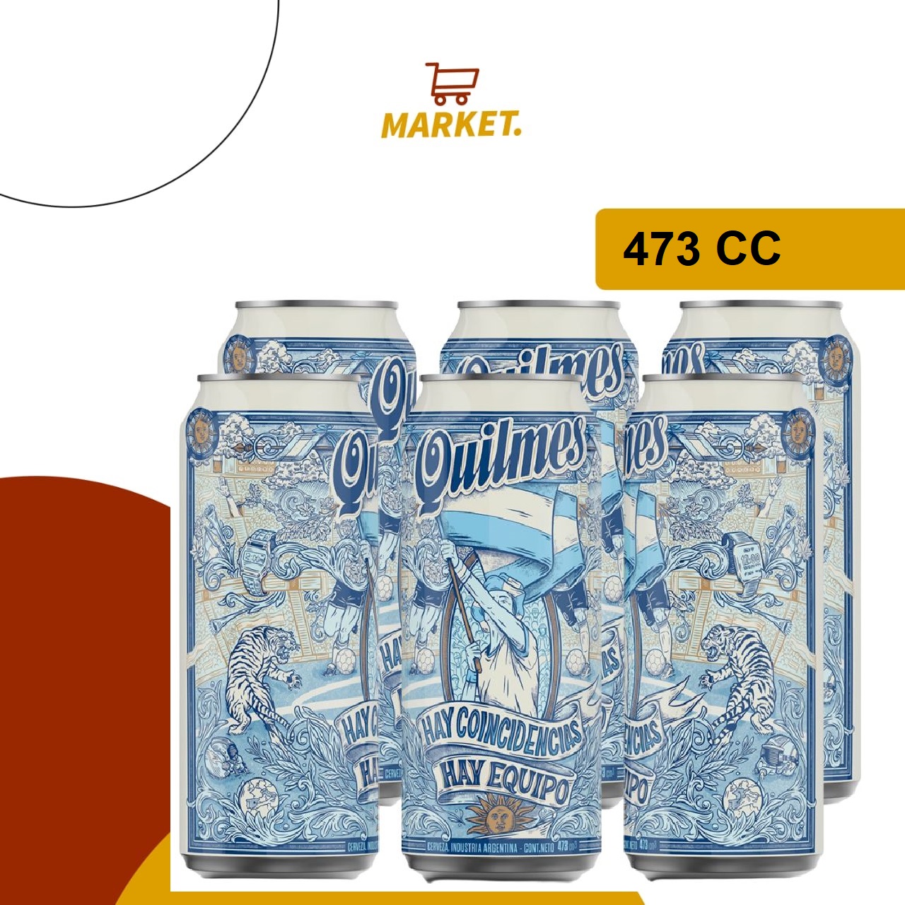 6pack Quilmes Clásica La Hinchada