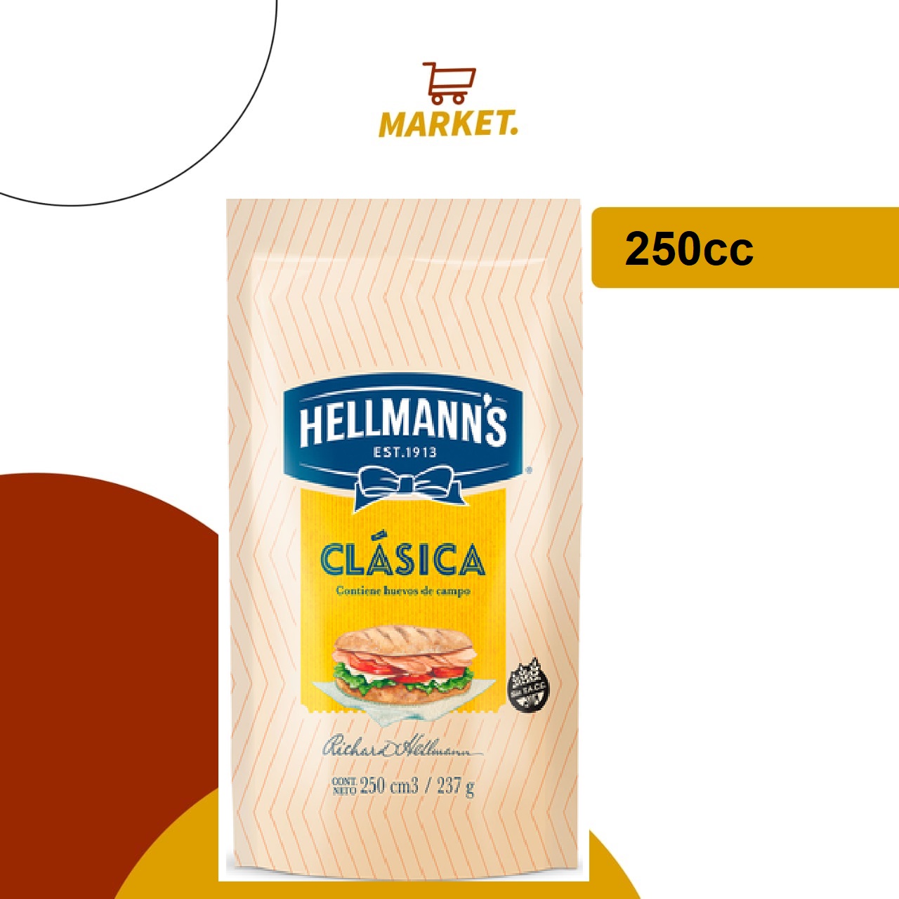 Mayonesa Hellmann's Clásica 250cc