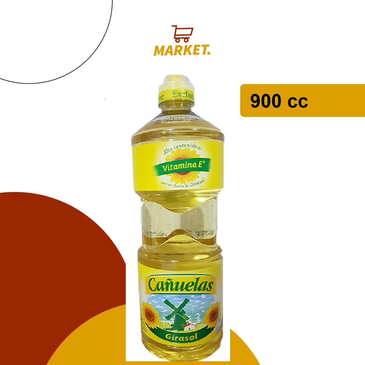 Aceite Cañuelas Girasol 900cc