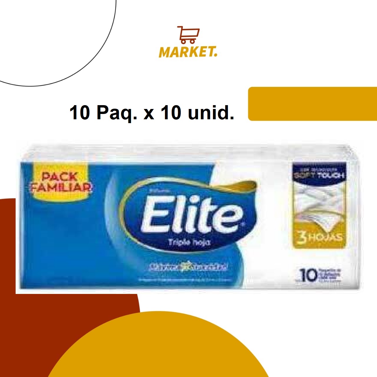 Pañuelos Elite 10 Paq. x10 U.