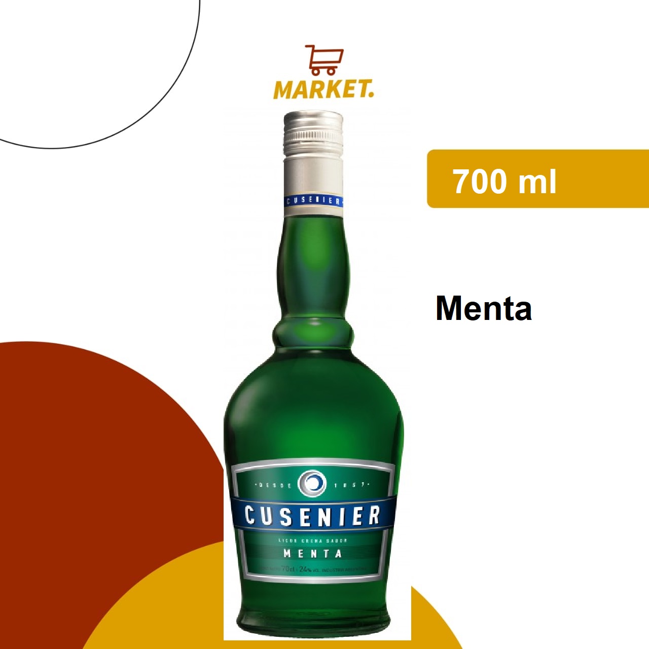 Licor Cusenier Menta 700ml