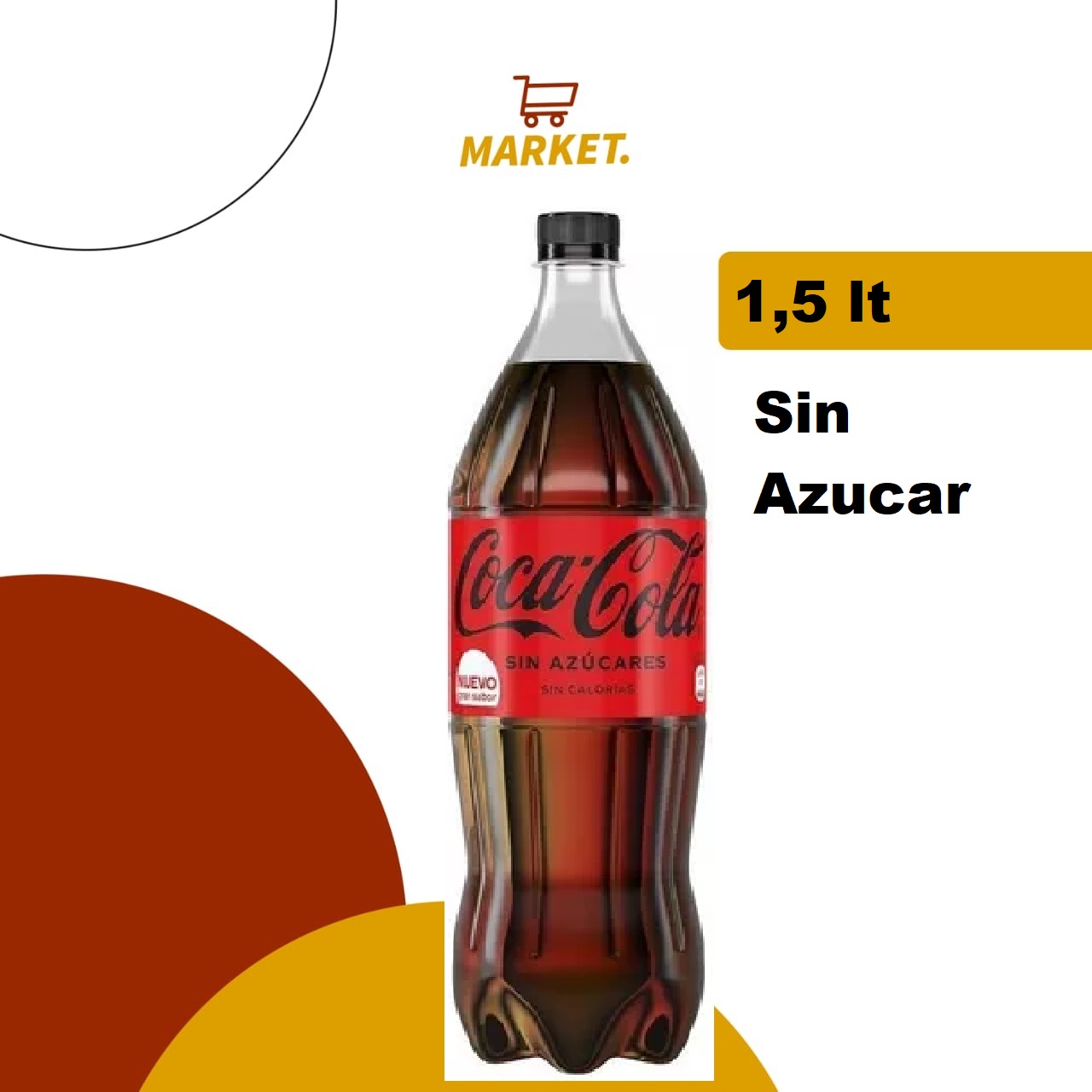 Coca Cola Sin Azúcar 1,5l