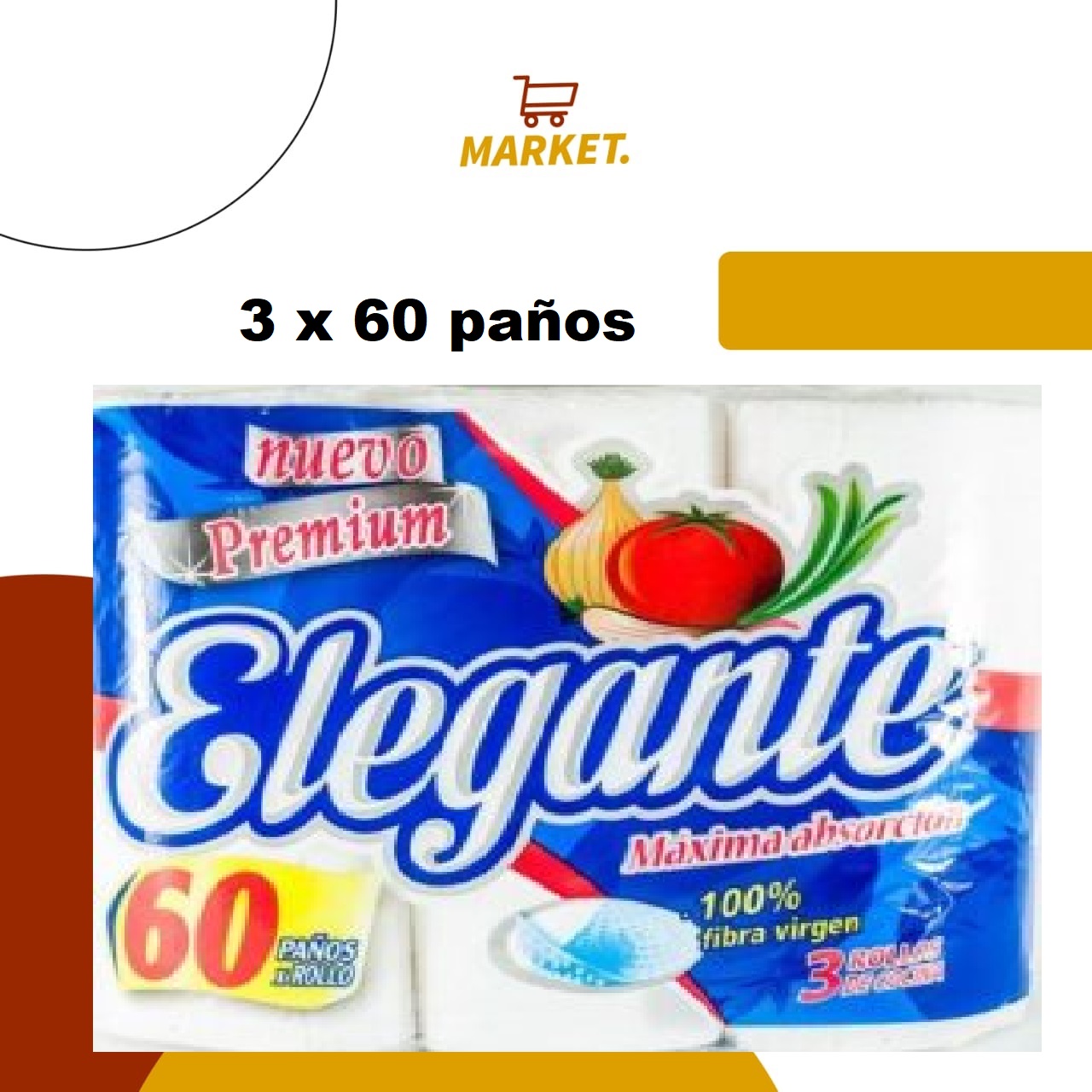 Rollos Cocina Elegante 180 Paños