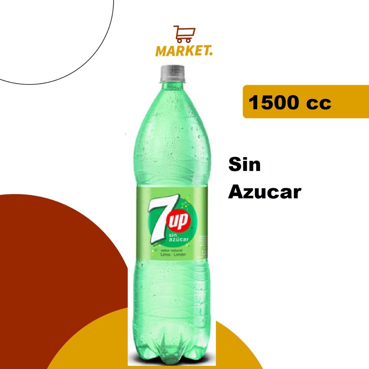 7 Up Sin Azúcar 1500cc