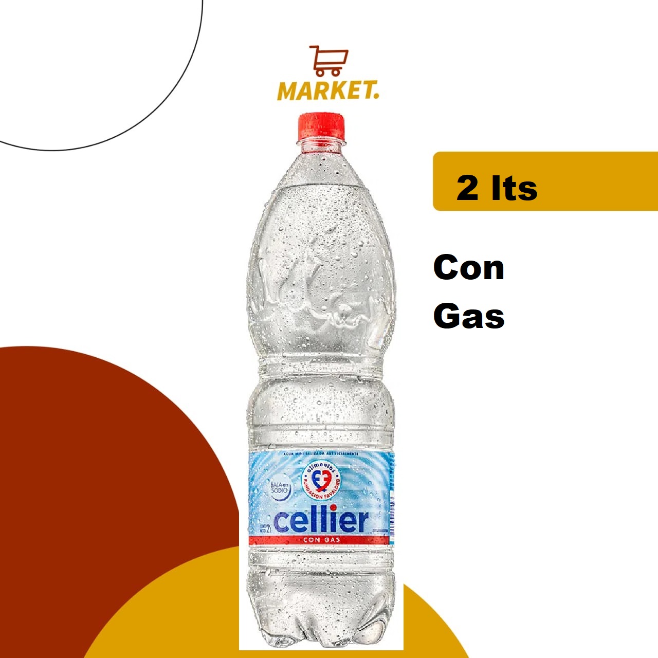 Agua con Gas Cellier Favaloro 2L