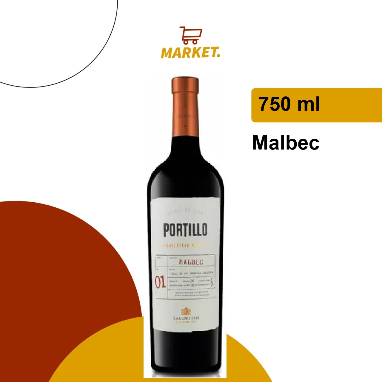 Portillo Malbec 750 ml