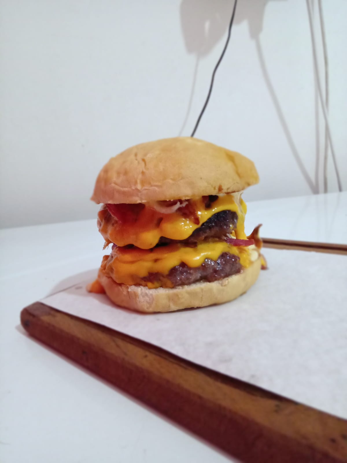Hamburguesa Trujillo Con Porción De  papas