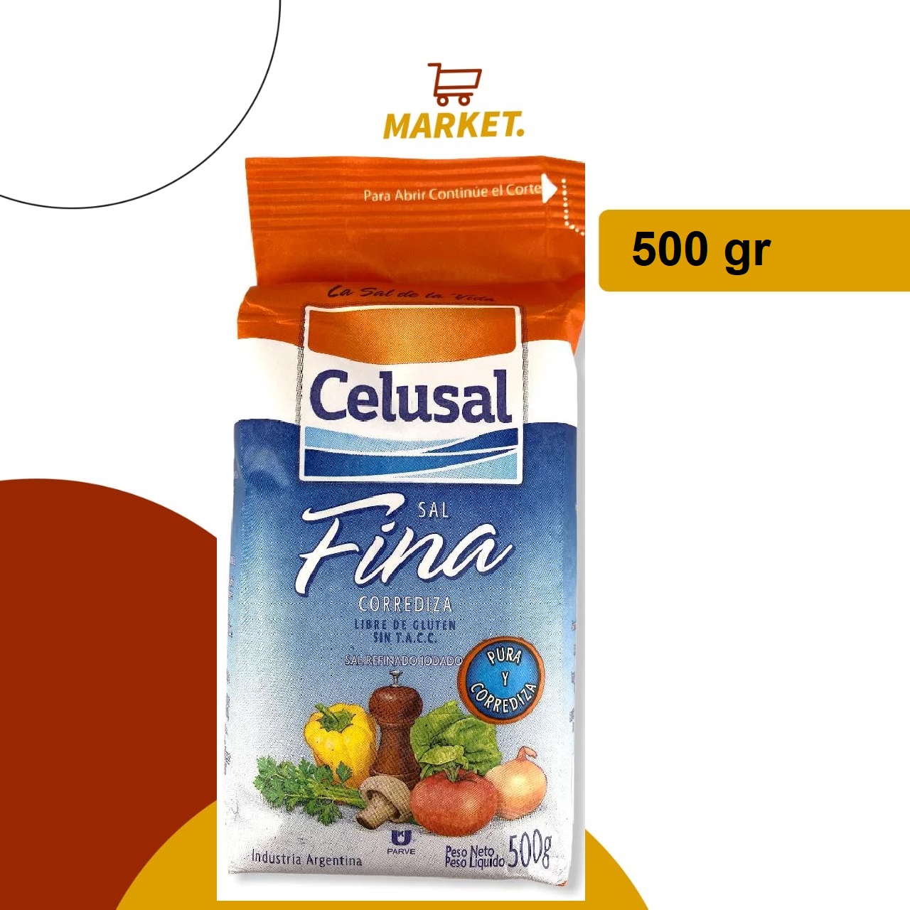Sal Fina Celusal Paq. 500g