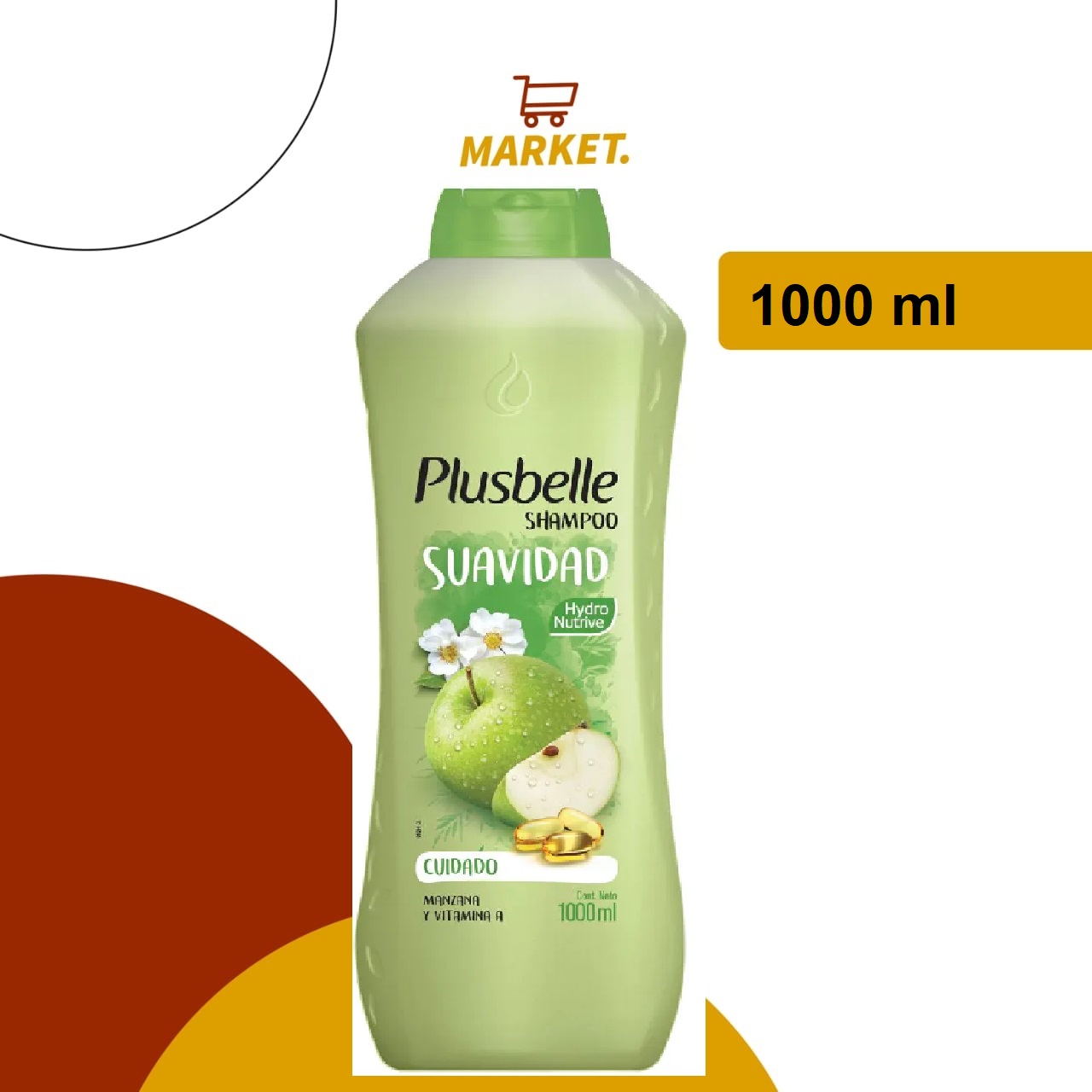 Shampoo Plusbelle Suavidad 1000ml