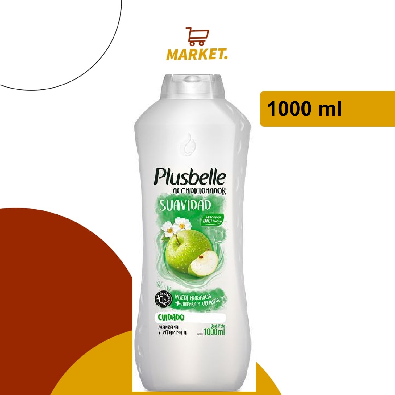 Acondicionador Plusbelle Suavidad 1L