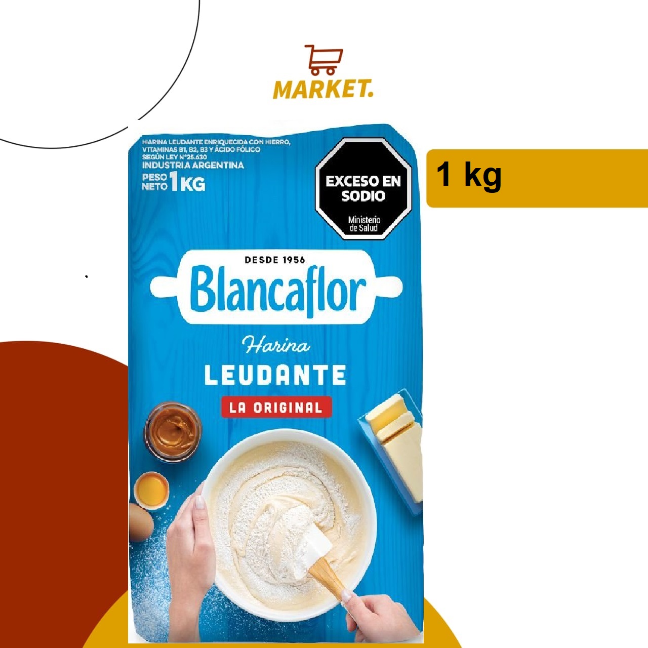 Harina Blancaflor Leudante 1kg