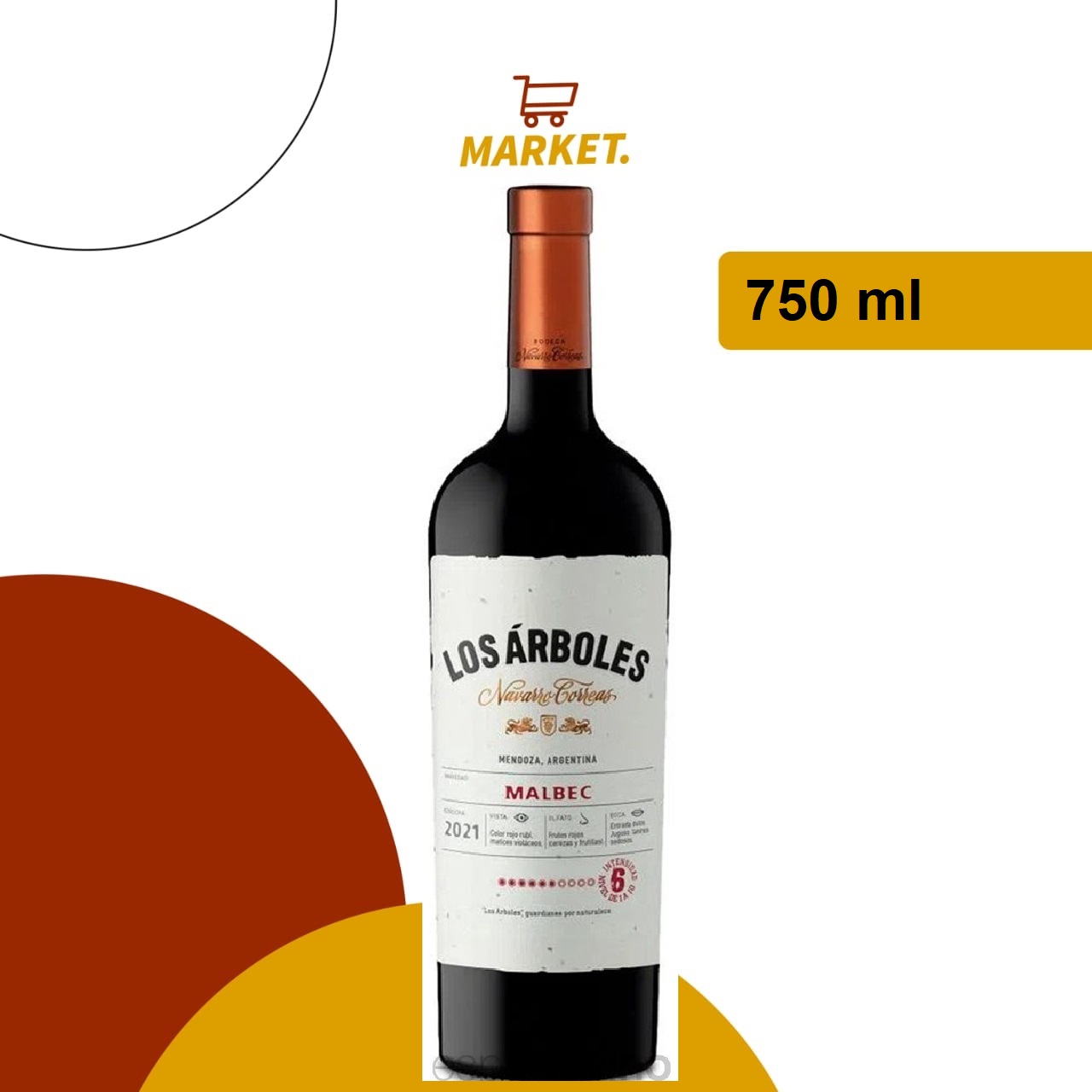 Los Arboles Malbec 750 ml