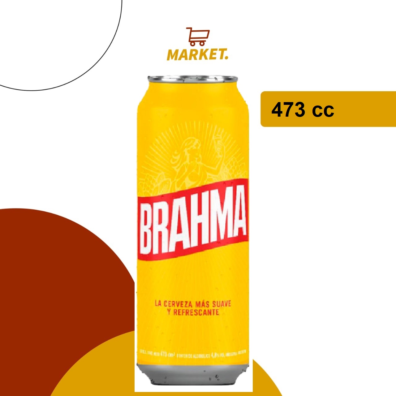 Lata Brahma Amarilla 473cc