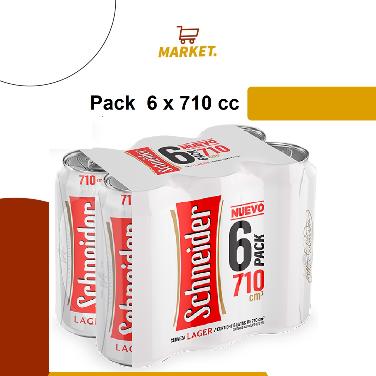 6pack Schneider 710 cc