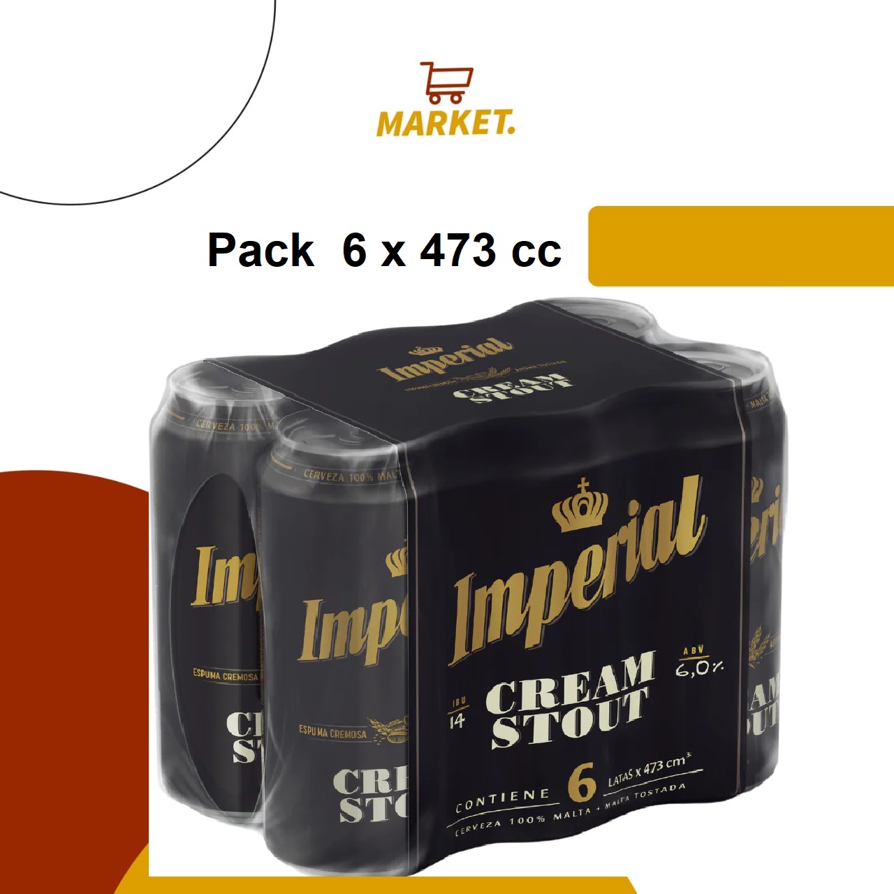 6pack Imperial Stout 473 Cc