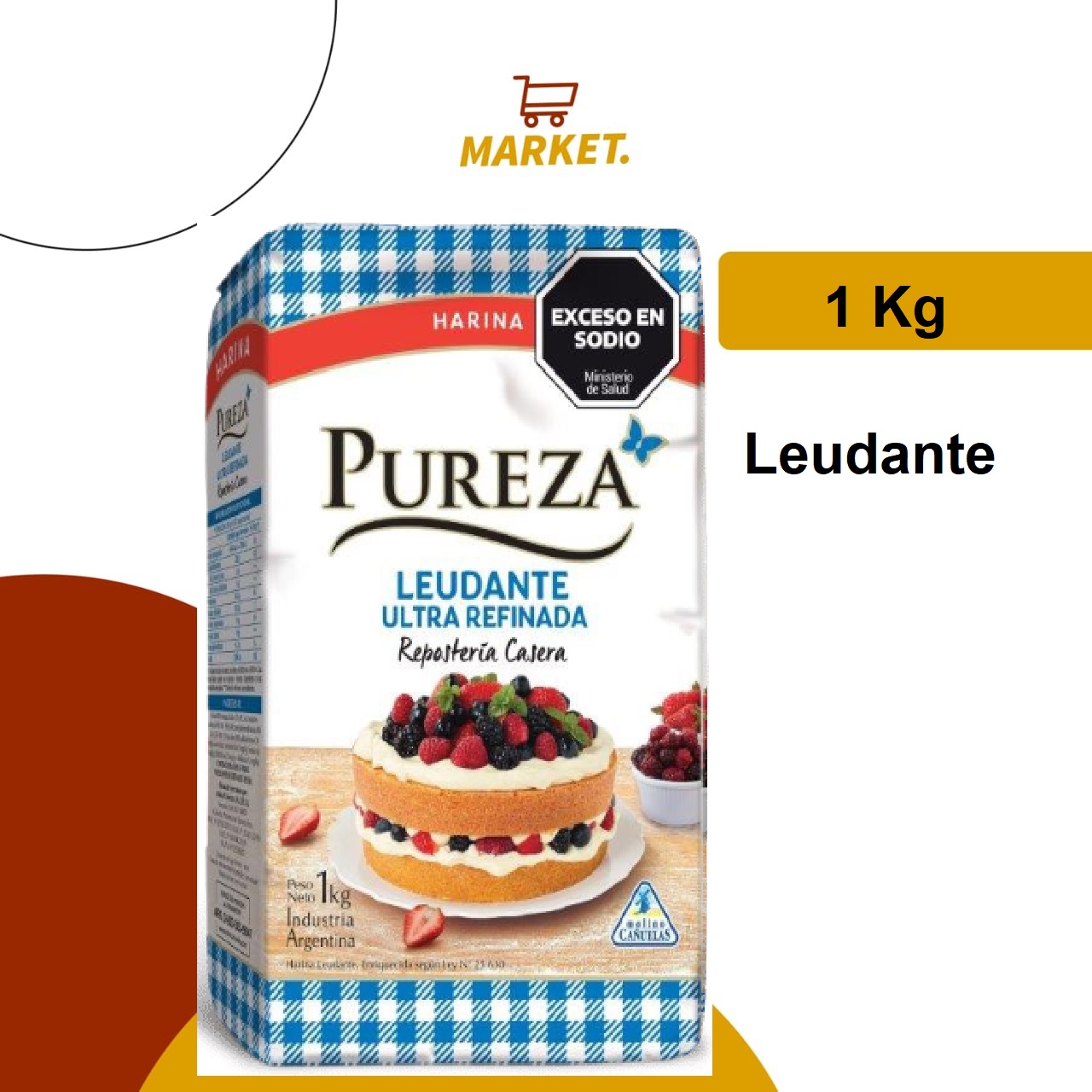 Harina Pureza Leudante 1kg