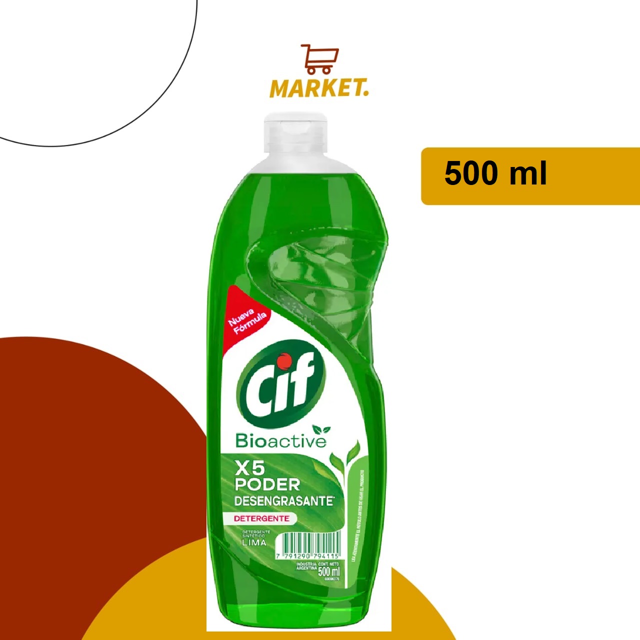 Detergente Cif Bio Lima 500 ml