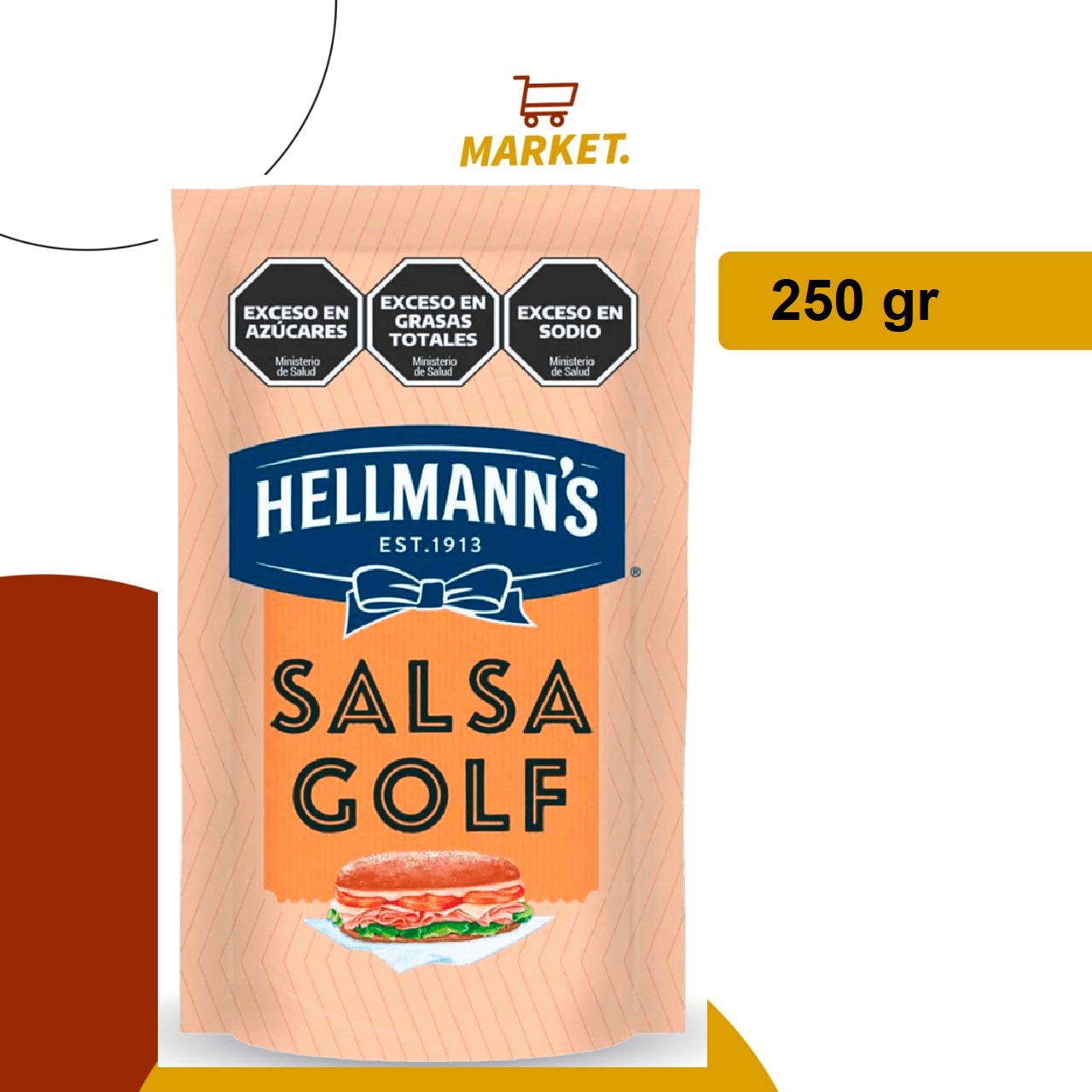 Salsa Golf Hellmanns 250 gr
