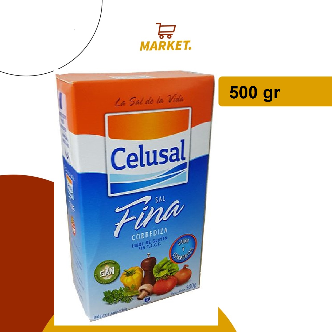 Sal Fina Celusal Caja 500g