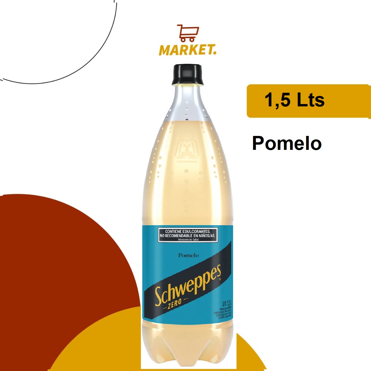 Schweppes Zero Pomelo 1,5 L