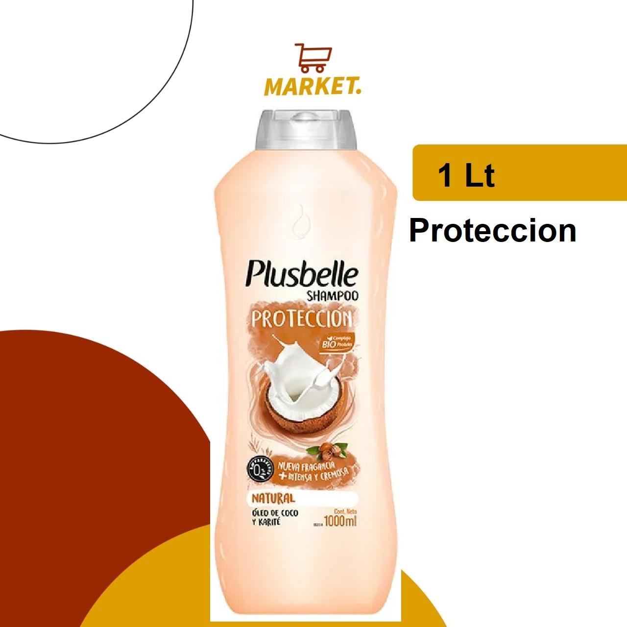 Shampoo Plusbelle Proteccion 1lt