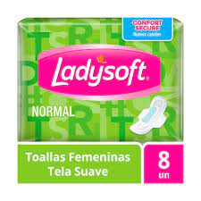 toallitas femenina ladysoft segun stock