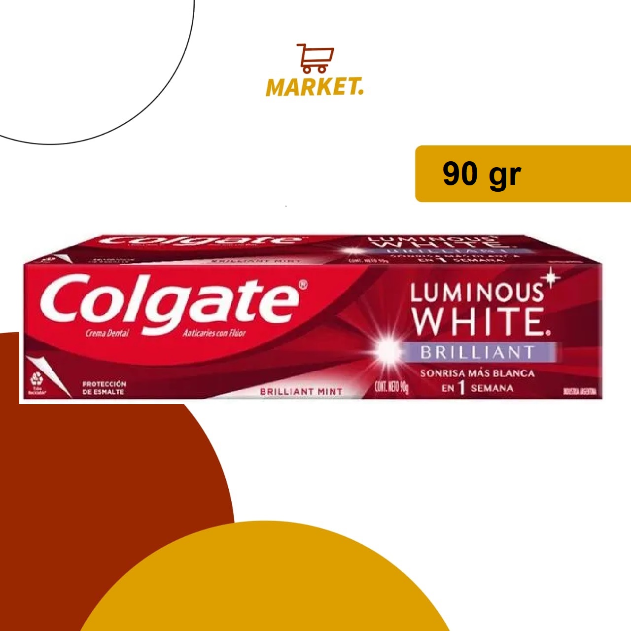 Dent. Colgate Luminous W. 90gr