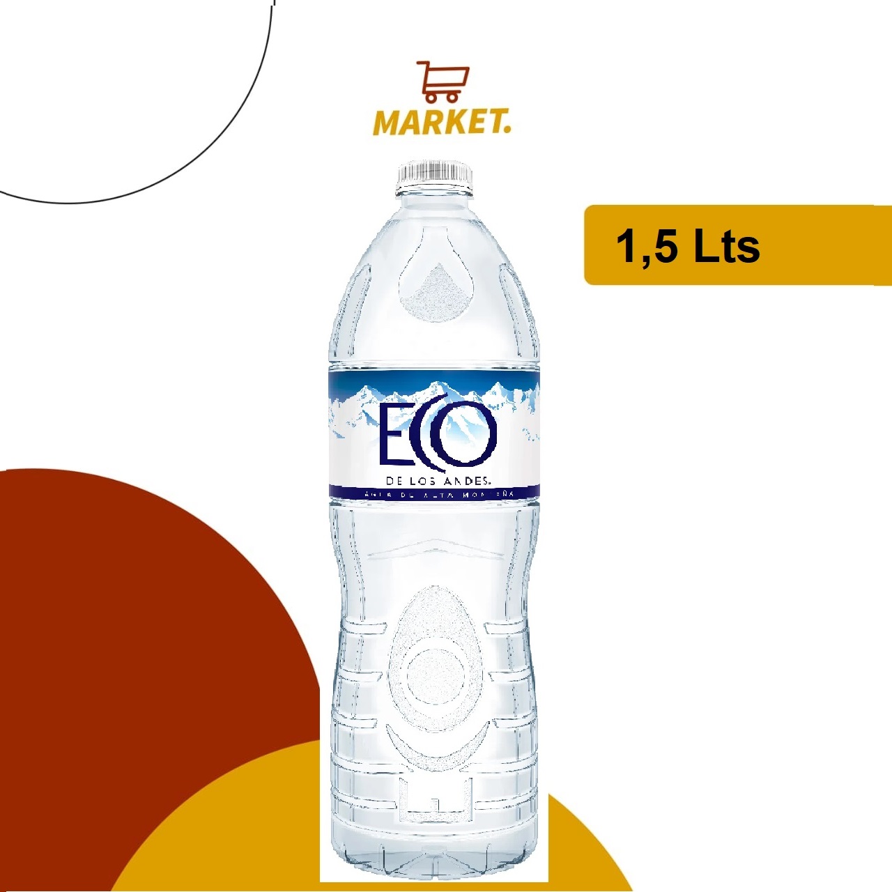Agua Eco de los Andes  1,5 Lt