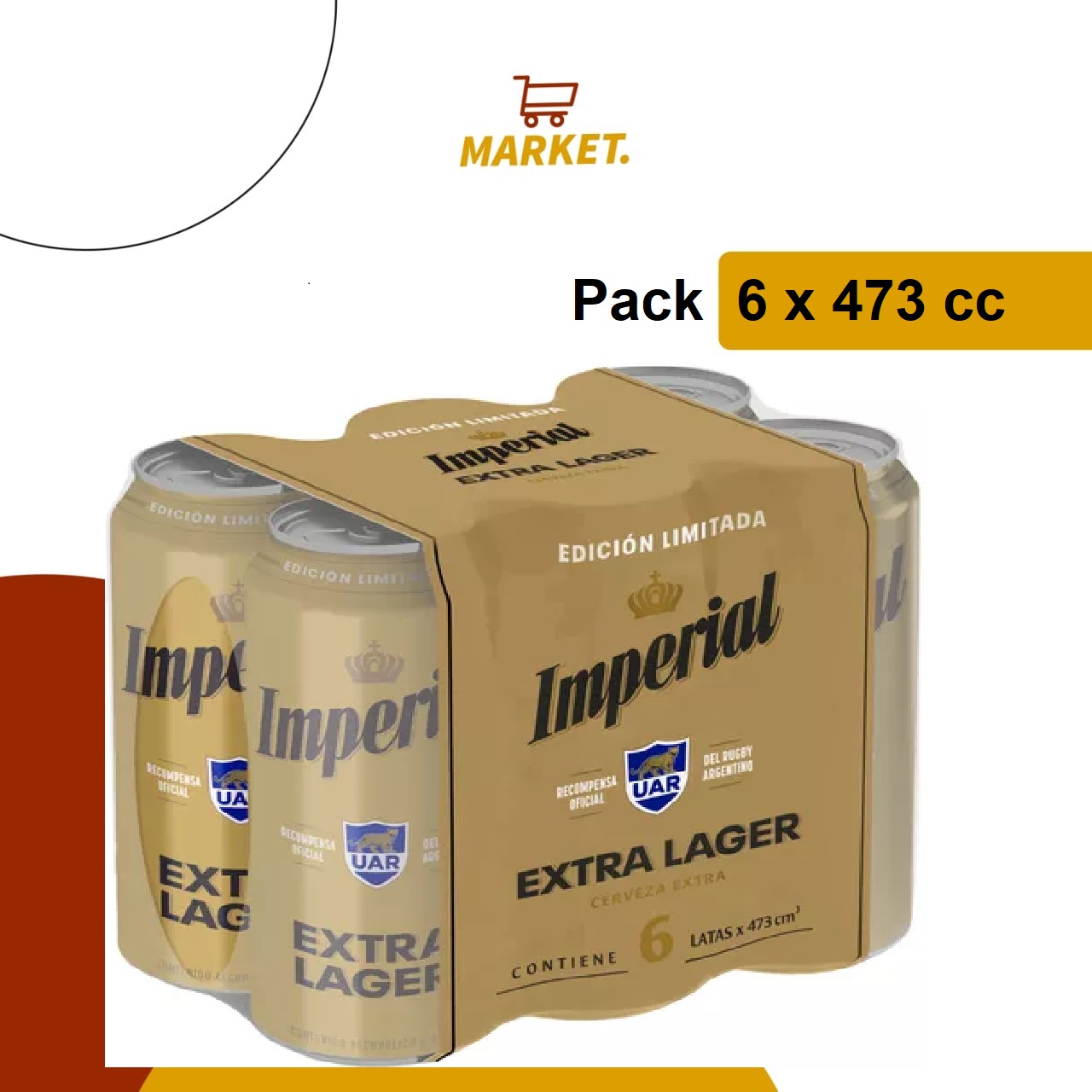 Pack Imperial Extra Lager 473cc