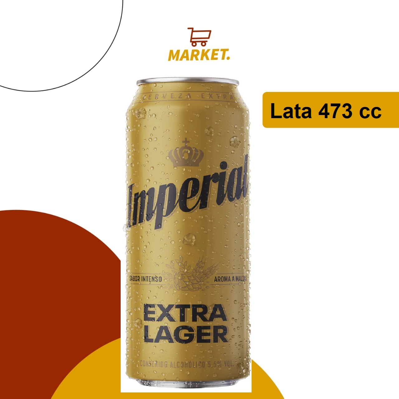 Lata Imperial Extra Lager 473cc