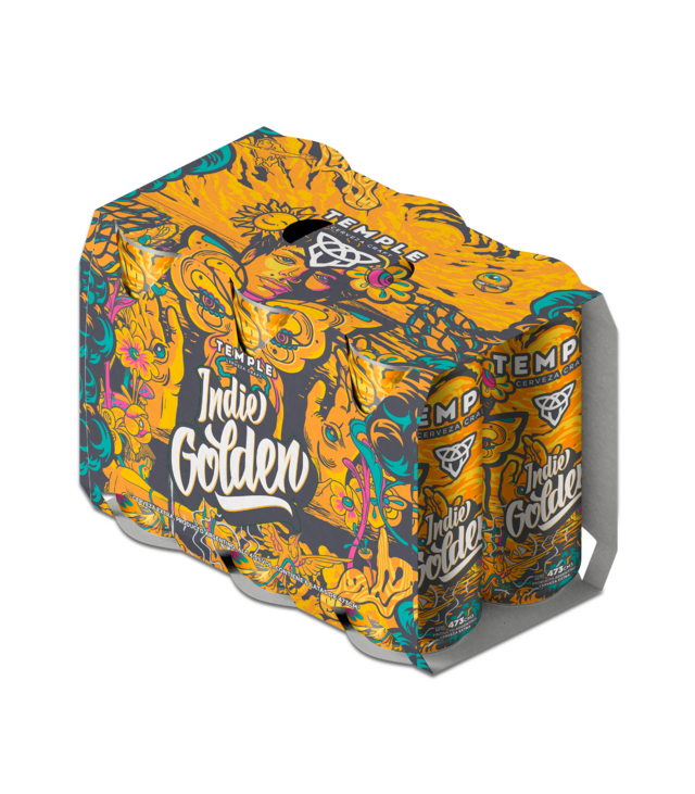 Sixpack Temple Golden Ale 473cc