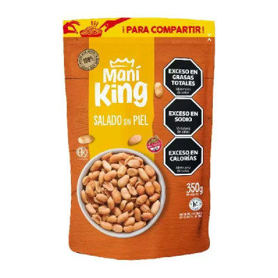 Mani king salado sin piel 350gr
