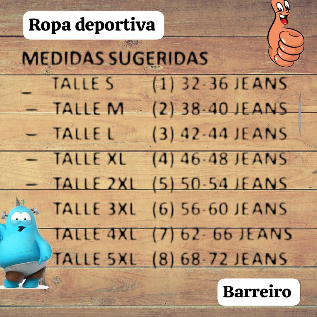 Talles Sujetos a Disponibilidad