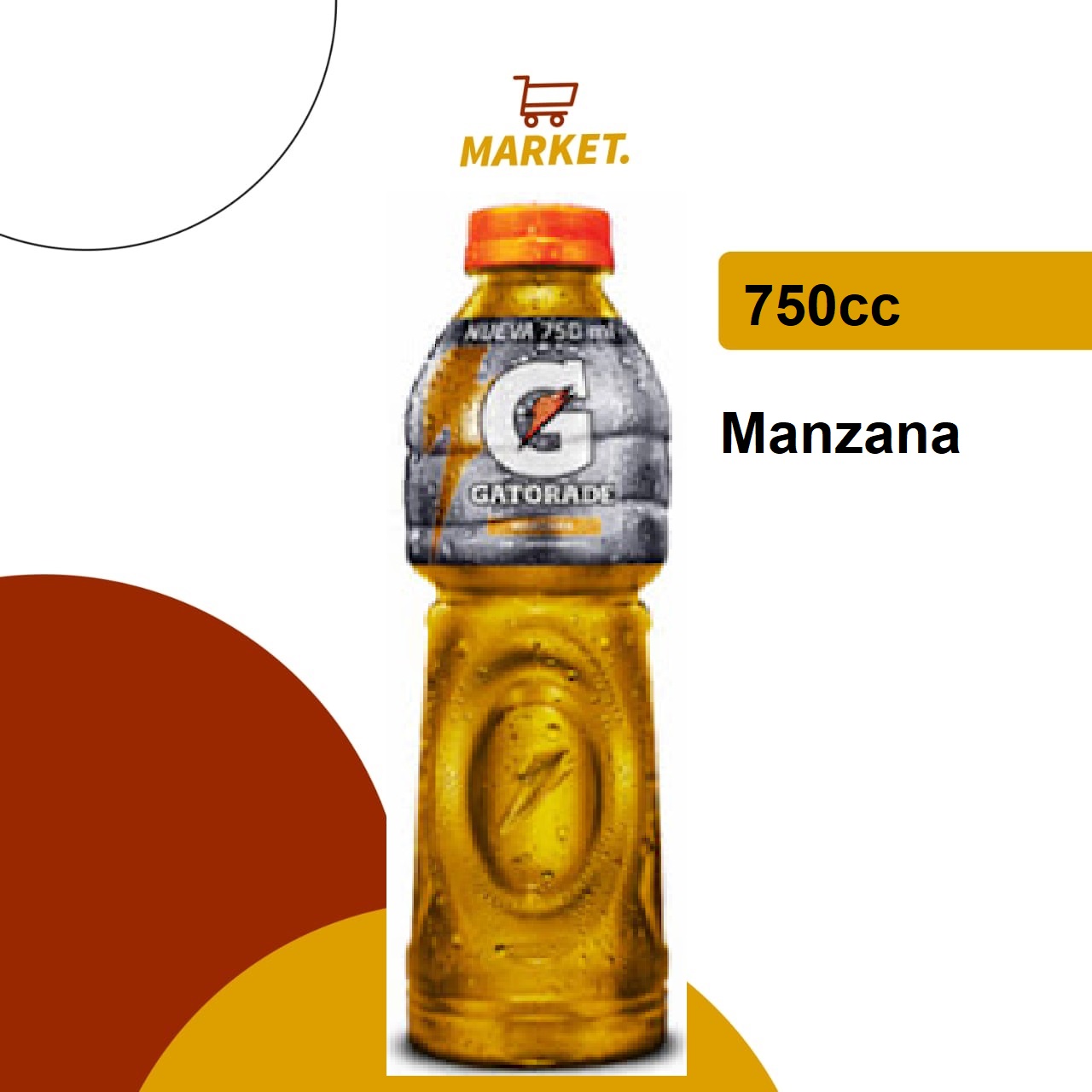 Gatorade Manzana 750 Cc