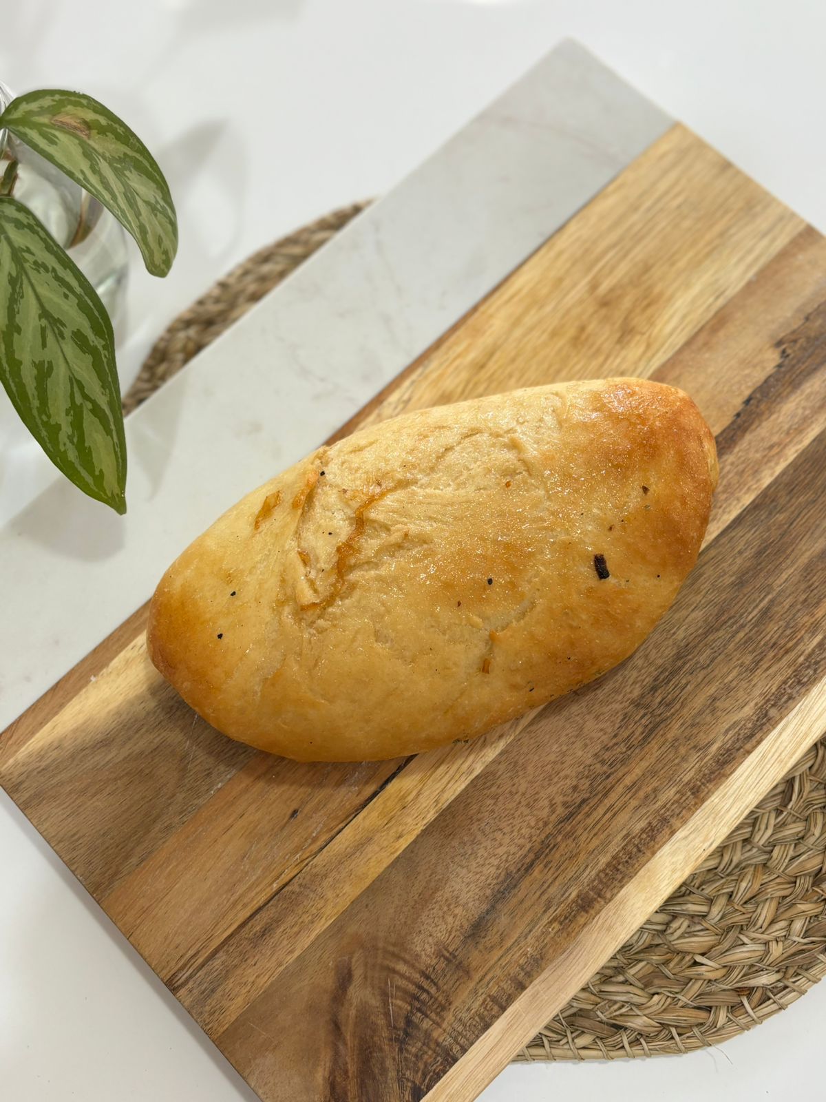 Pan Relleno De Jamón Y Queso
