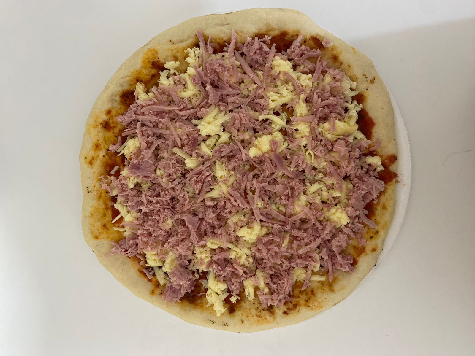 Pizza Jamón Y Queso (para Horno)