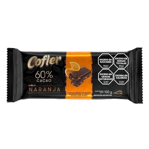 Cofler 60% Cacao C/naranja