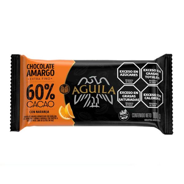 Águila 60% Cacao C/naranja 70 gr