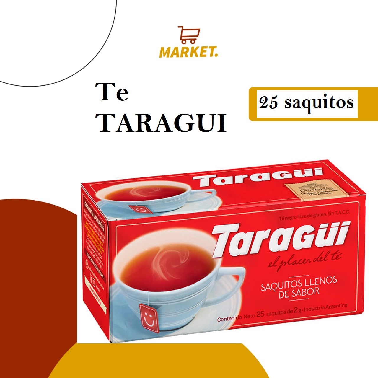 Te Taragui 25 Saquitos