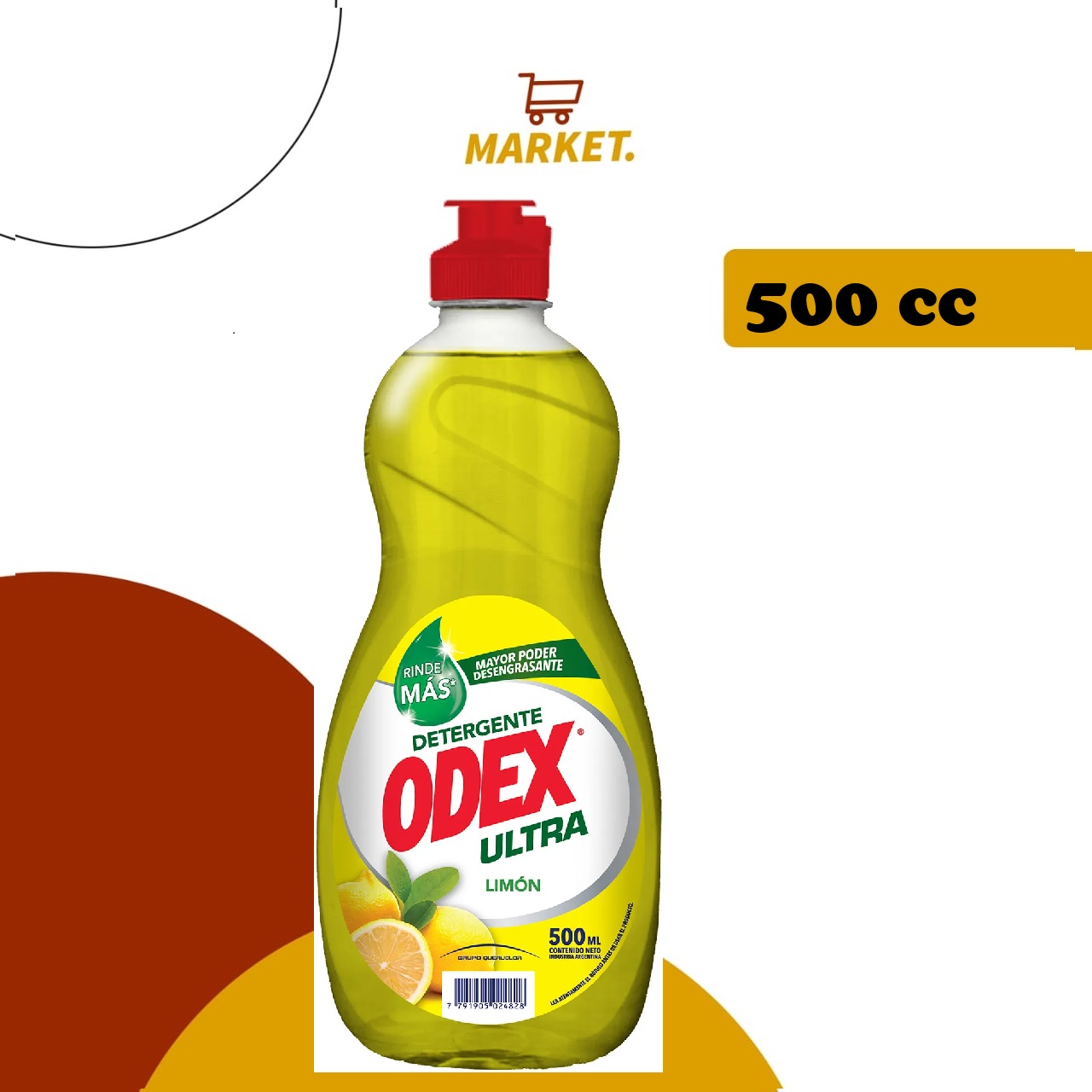 Detergente Odex Ultra Limon 500cc