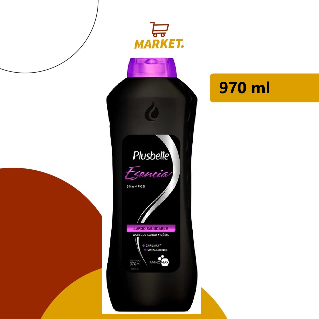 Acond. Plusbelle Esencia Largo 970ml