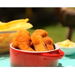 Patitas De Pollo Con Papas Fritas