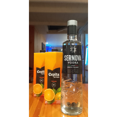 Vodka Sernova + 2 Cepita 1l