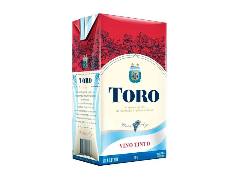 Vino Tinto En Caja Toro 1l
