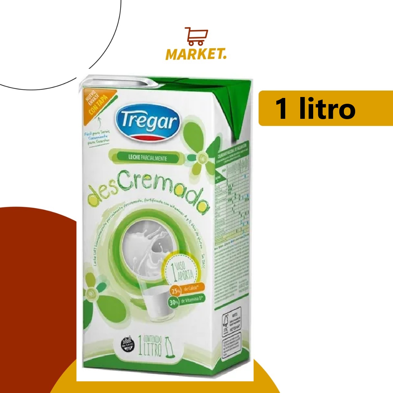 Leche Parc. Descremada Tregar