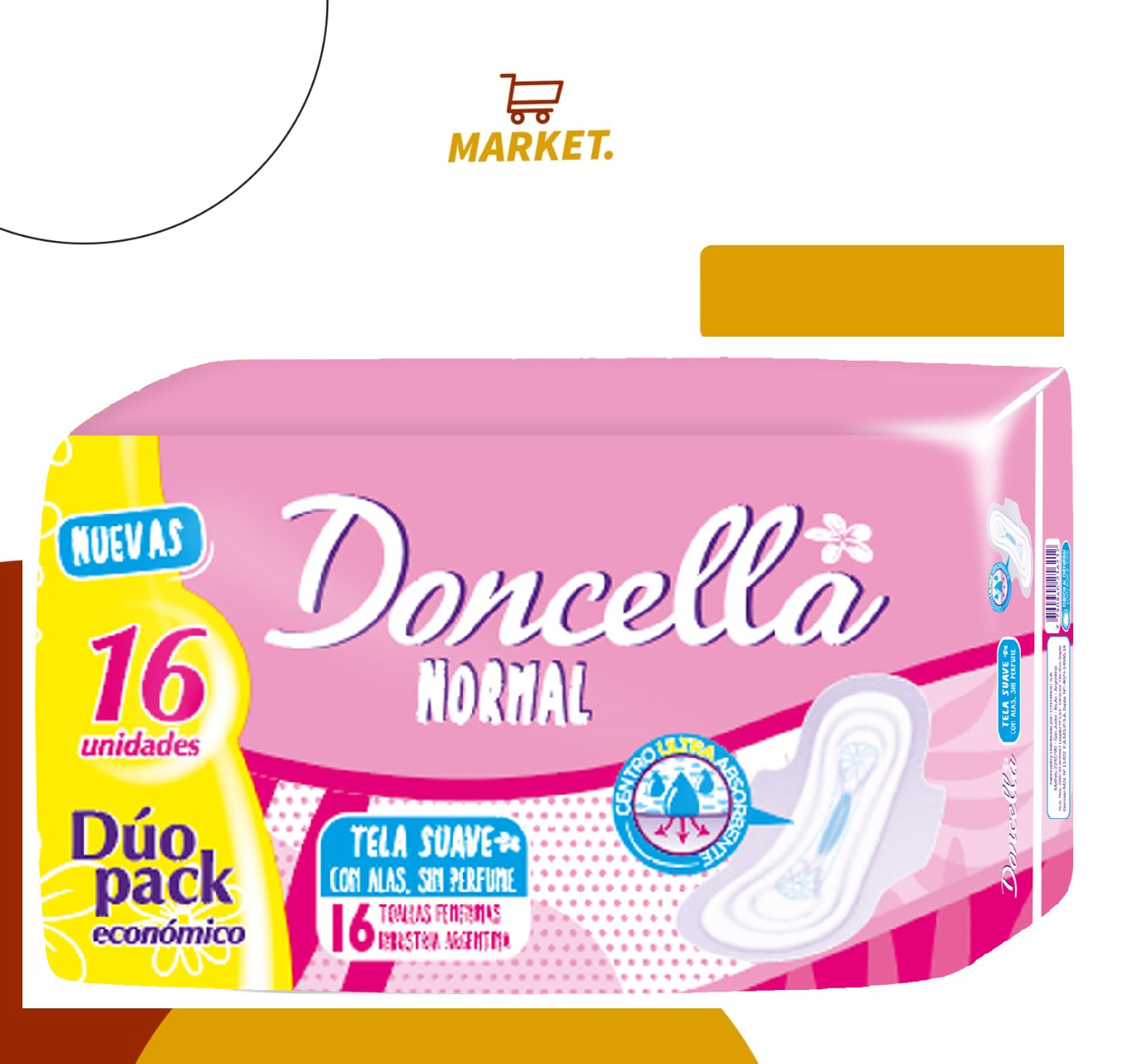 Toallas Fem. Doncella Normal