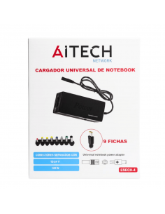 Cargador Universal Aitech Notebook Con 9 Pines 120w