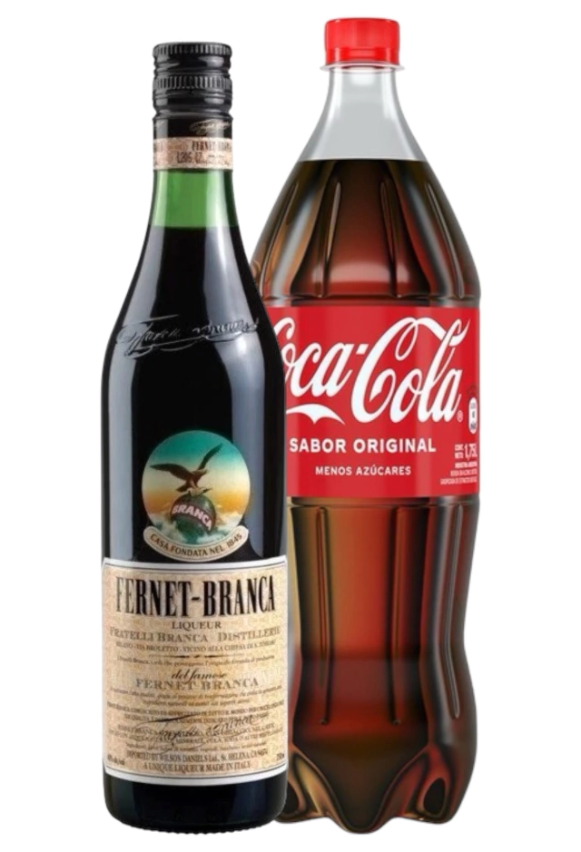 Fernet 750 + Coca 2.25
