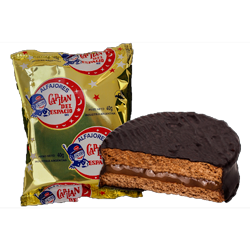 Alfajor Capitán Del Espacio simple negro